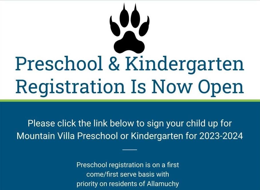 Preschool Registration